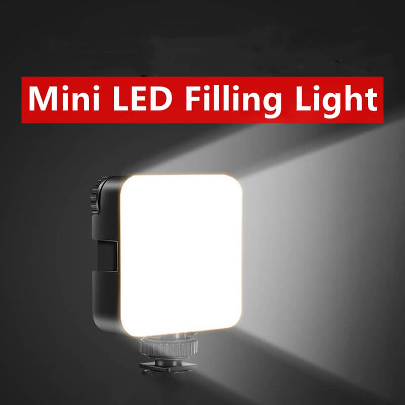 Portable Rechargeable Led Selfie Video Light For Photography, Live Streaming, Mobile Camera